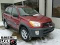 2001 Impulse Red Toyota RAV4 4WD  photo #1