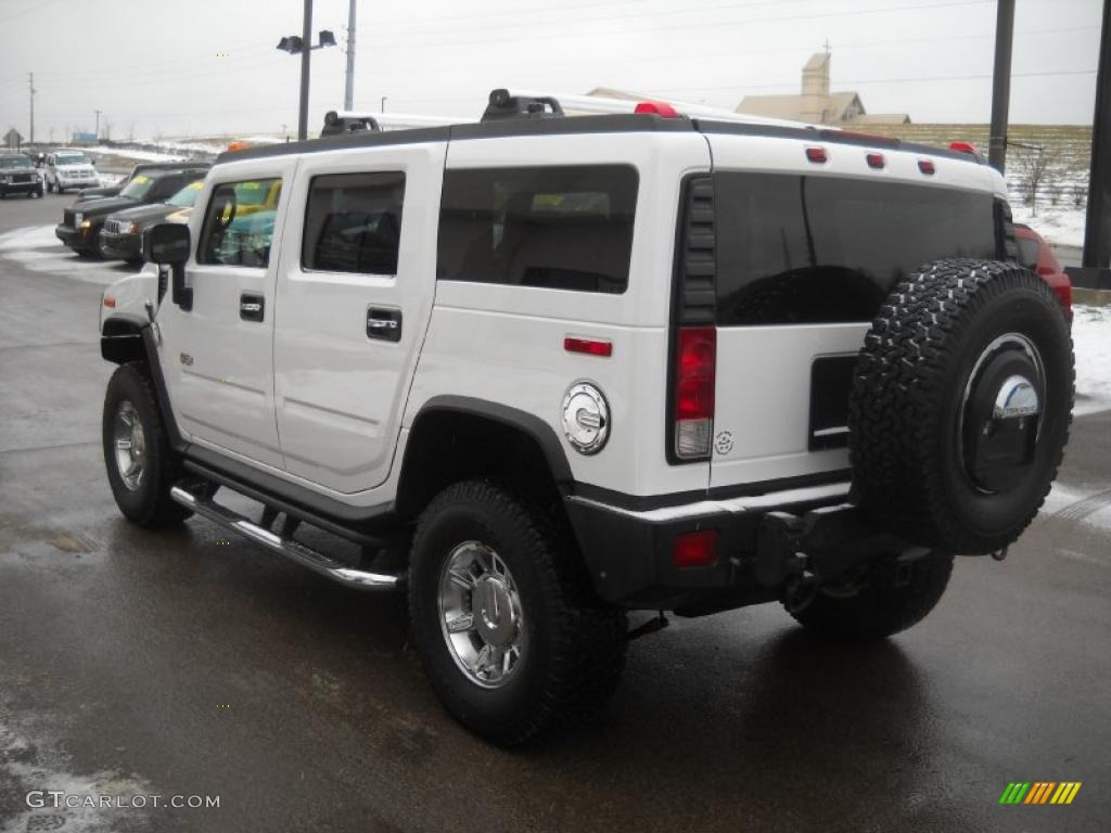 2006 H2 SUV - White / Ebony photo #4