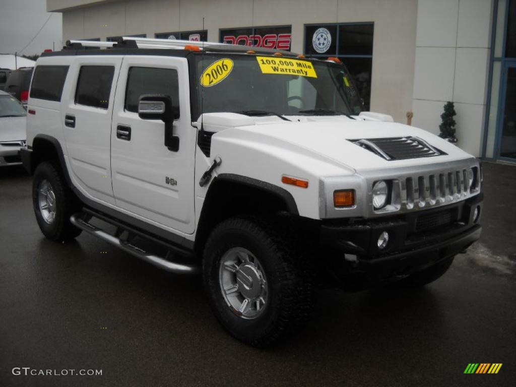 2006 H2 SUV - White / Ebony photo #19