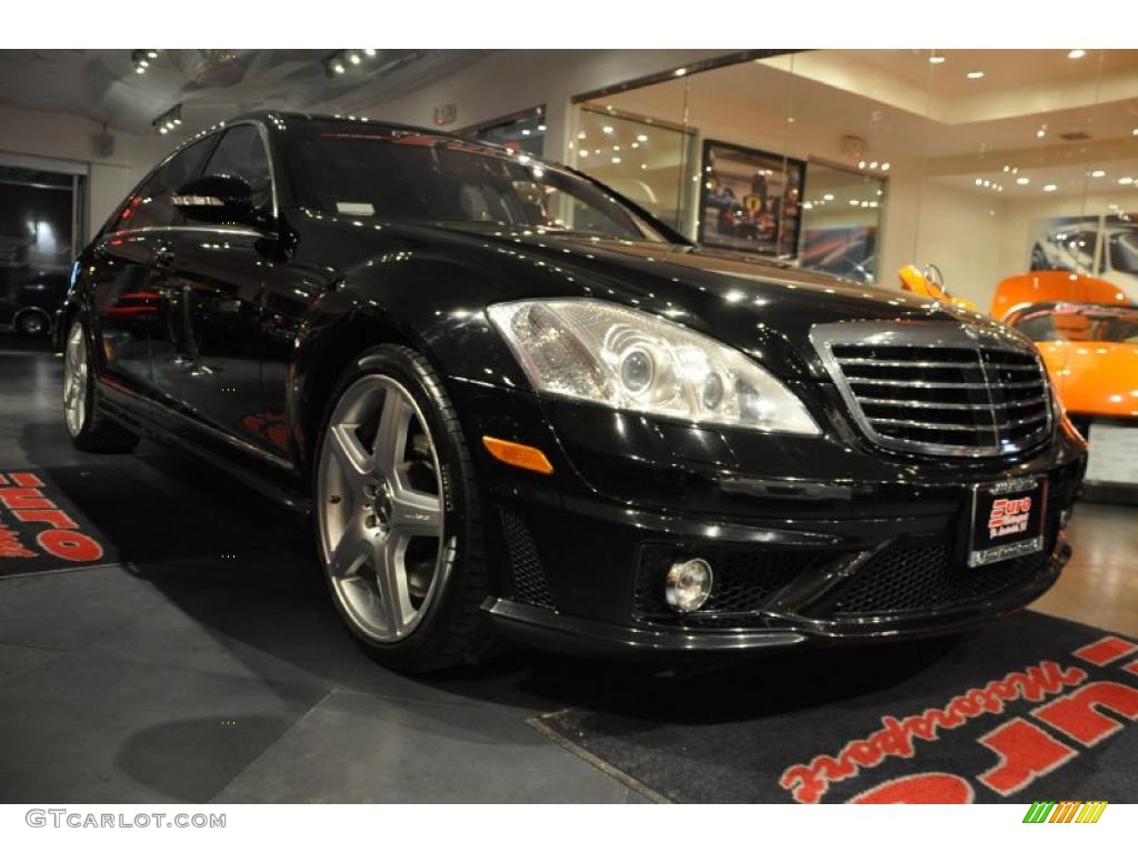 2007 S 65 AMG Sedan - Black / Black photo #1