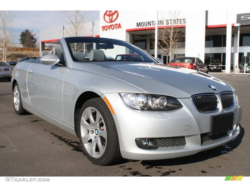 2008 3 Series 335i Convertible - Titanium Silver Metallic / Gray photo #34