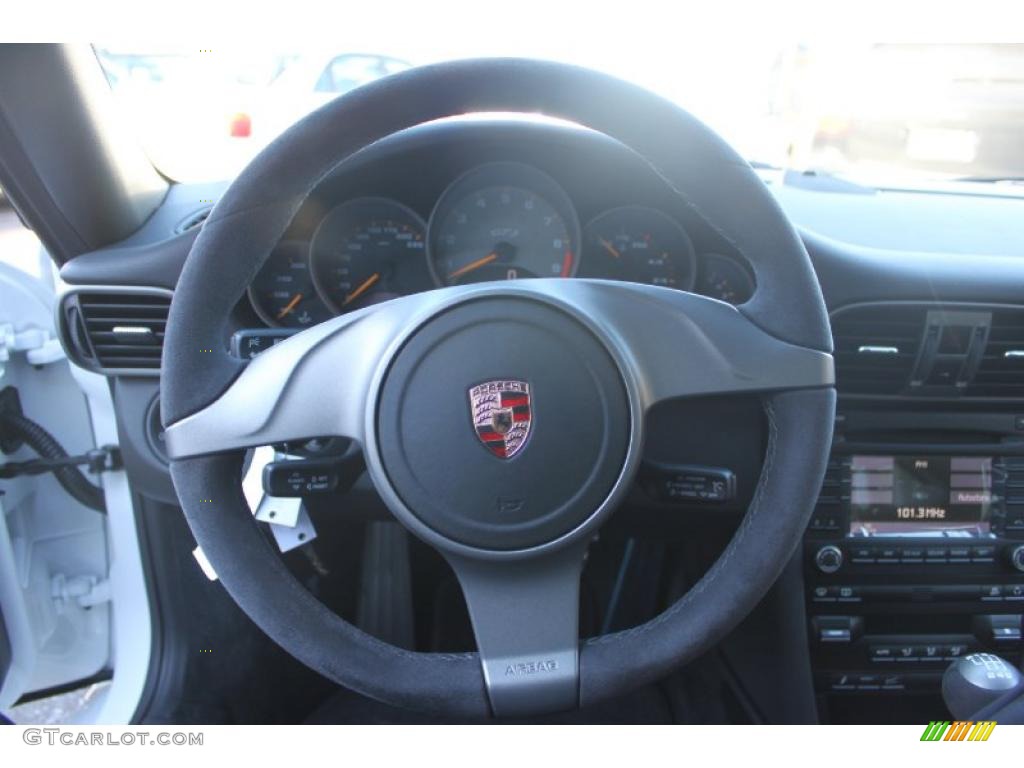 2011 Porsche 911 GT3 Black w/Alcantara Steering Wheel Photo #42007072