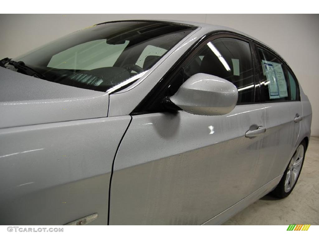 2009 3 Series 335i Sedan - Titanium Silver Metallic / Black photo #12