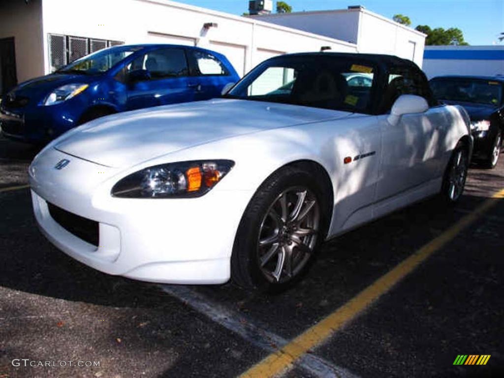 2005 S2000 Roadster - Grand Prix White / Tan/Black photo #4