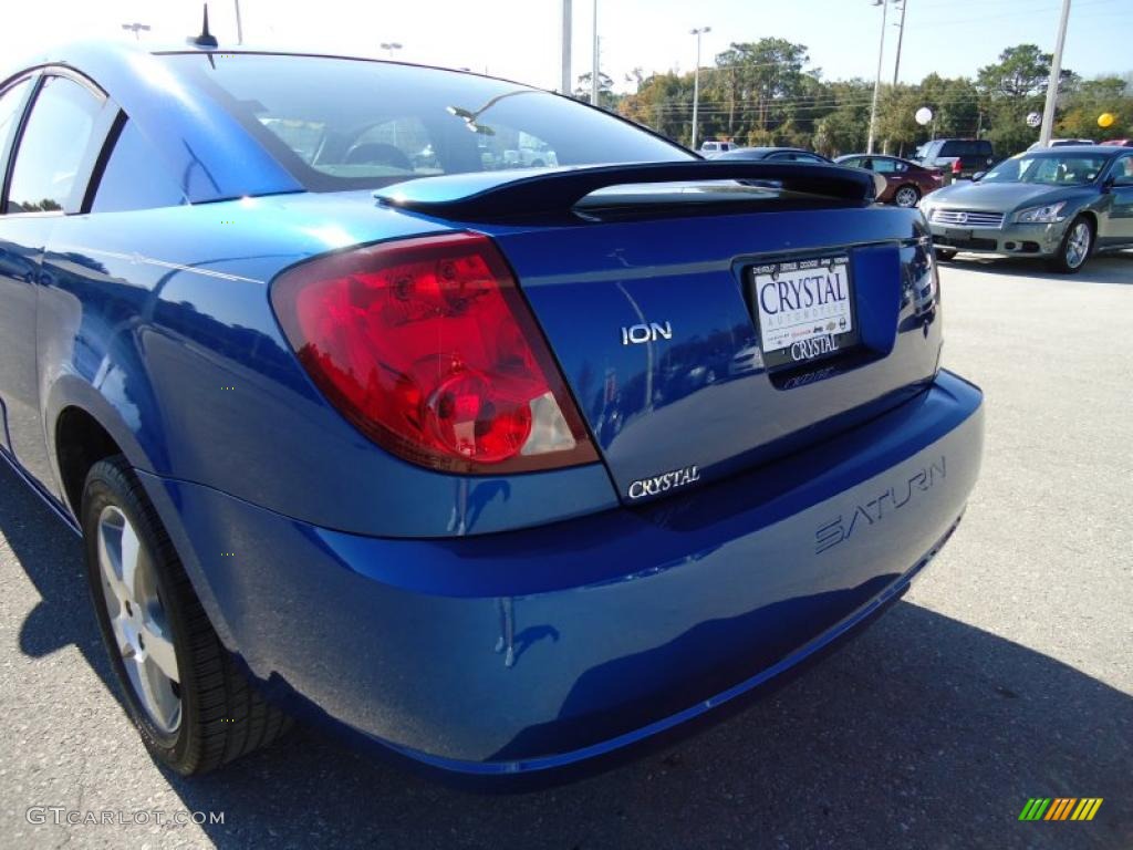 2006 ION 3 Quad Coupe - Laser Blue / Gray photo #8