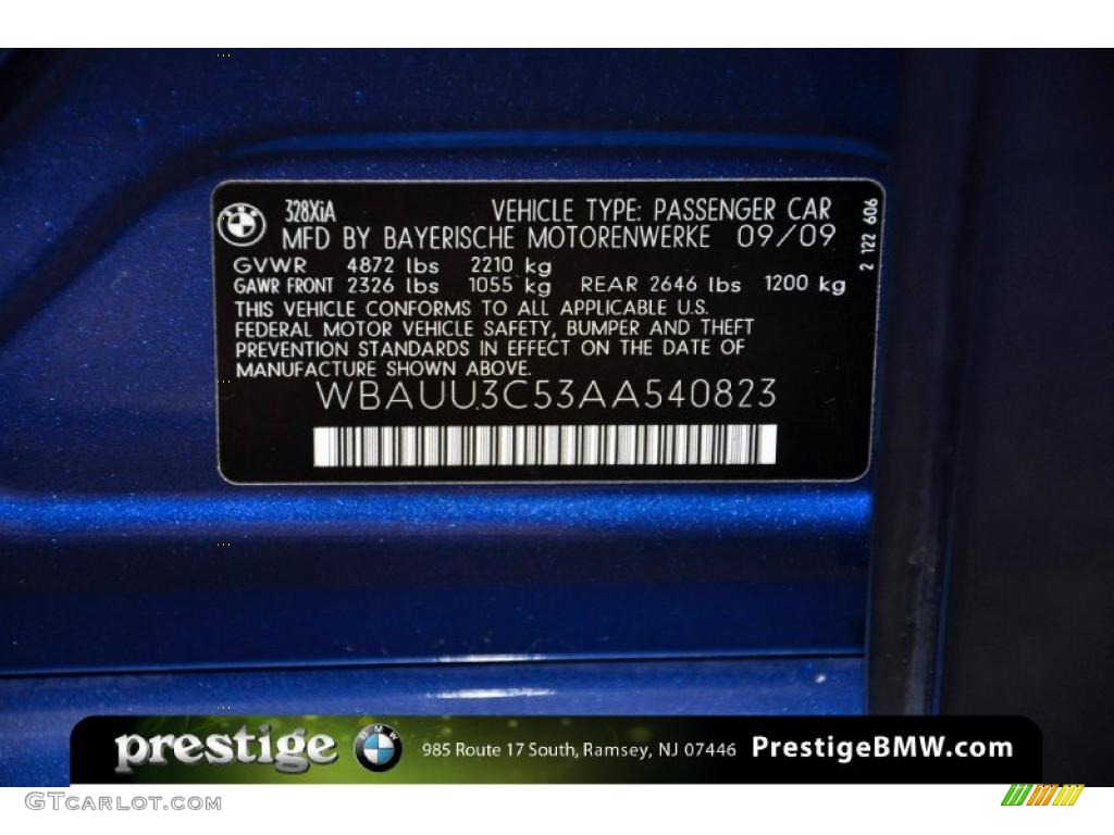 2010 3 Series 328i xDrive Sports Wagon - Montego Blue Metallic / Beige photo #10