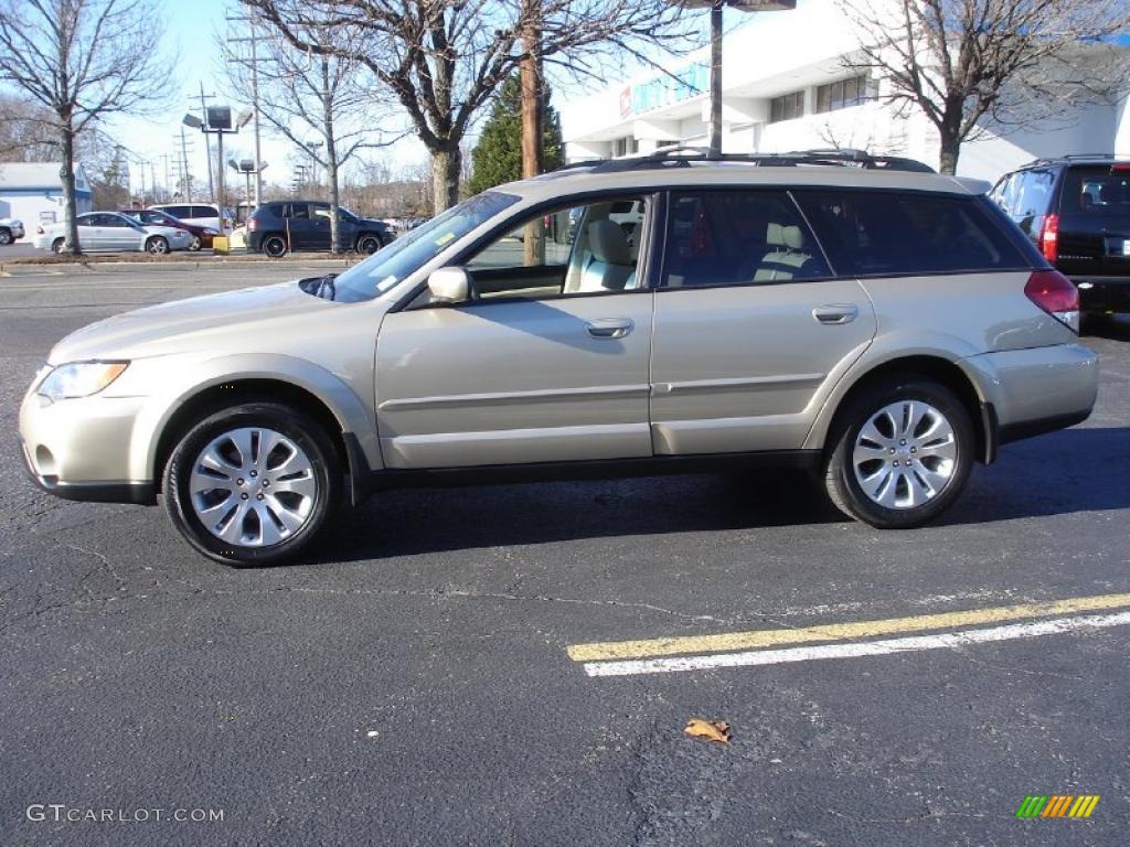 2009 Outback 2.5i Limited Wagon - Harvest Gold Metallic / Warm Ivory photo #9