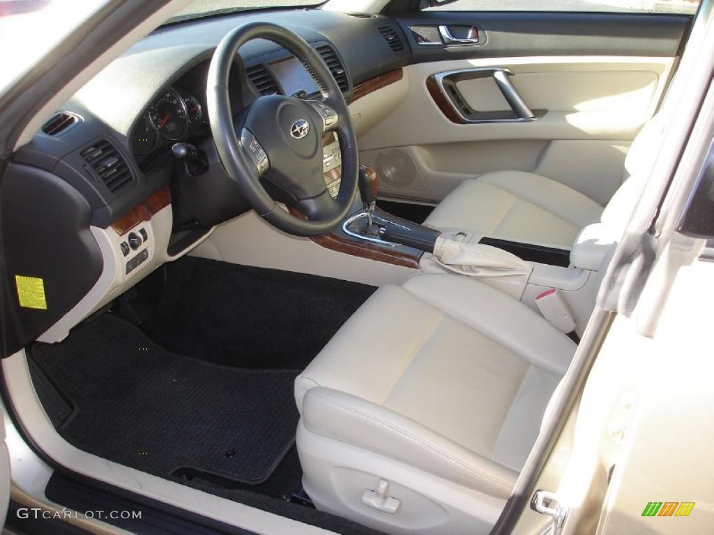 Warm Ivory Interior 2009 Subaru Outback 2.5i Limited Wagon Photo #42016273