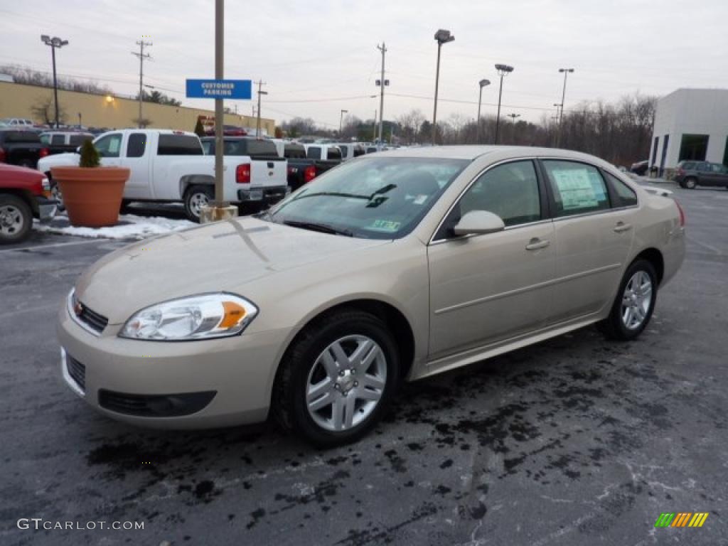 2011 Impala LT - Gold Mist Metallic / Ebony photo #3