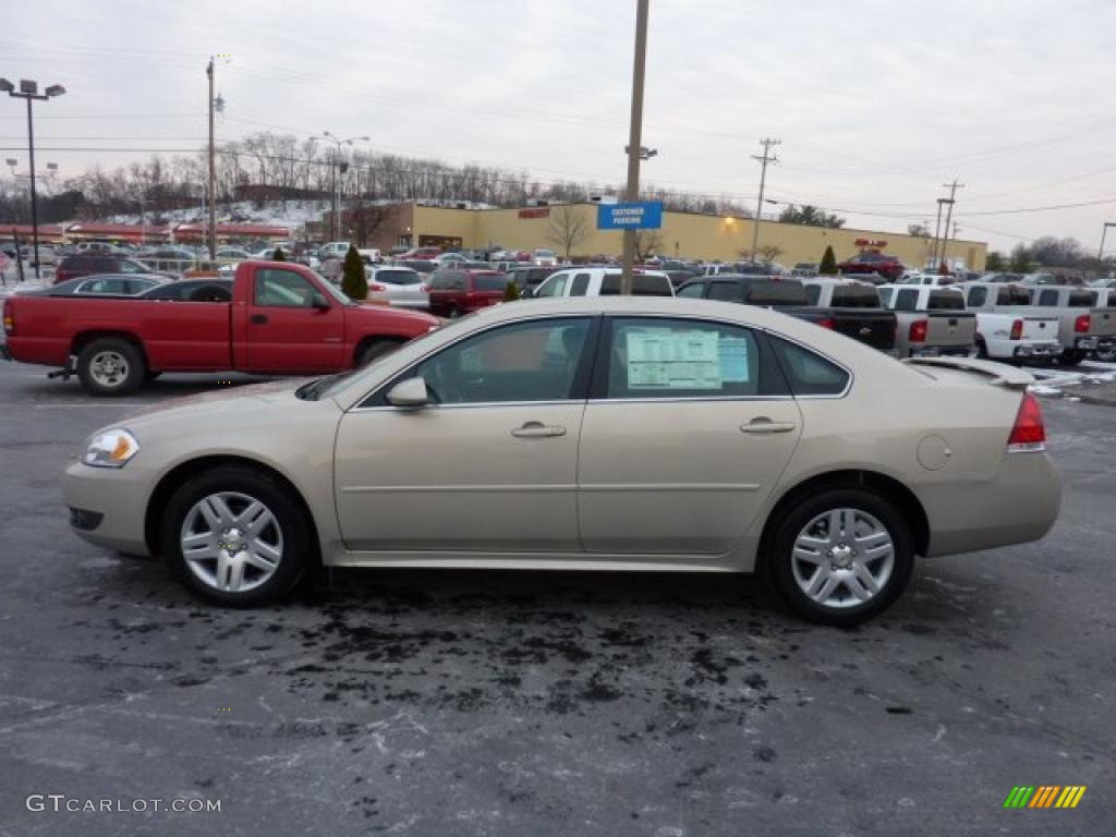 2011 Impala LT - Gold Mist Metallic / Ebony photo #4
