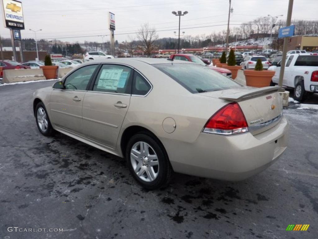 2011 Impala LT - Gold Mist Metallic / Ebony photo #5