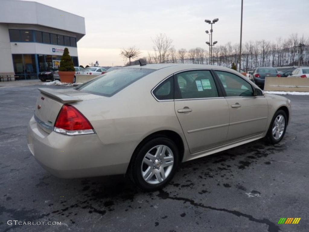 2011 Impala LT - Gold Mist Metallic / Ebony photo #10