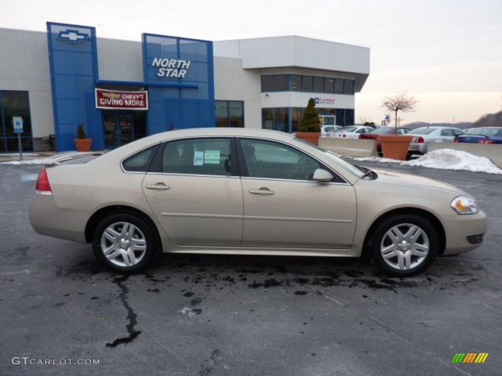 2011 Impala LT - Gold Mist Metallic / Ebony photo #11
