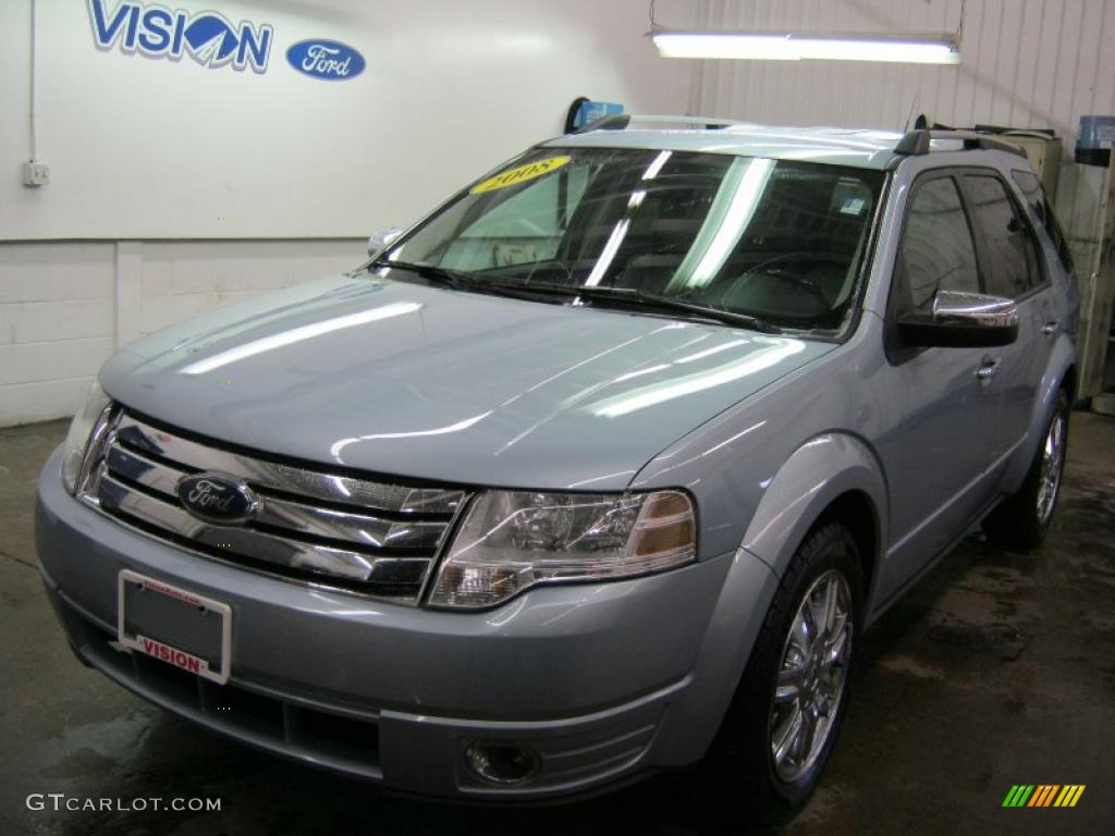 Light Ice Blue Metallic Ford Taurus X