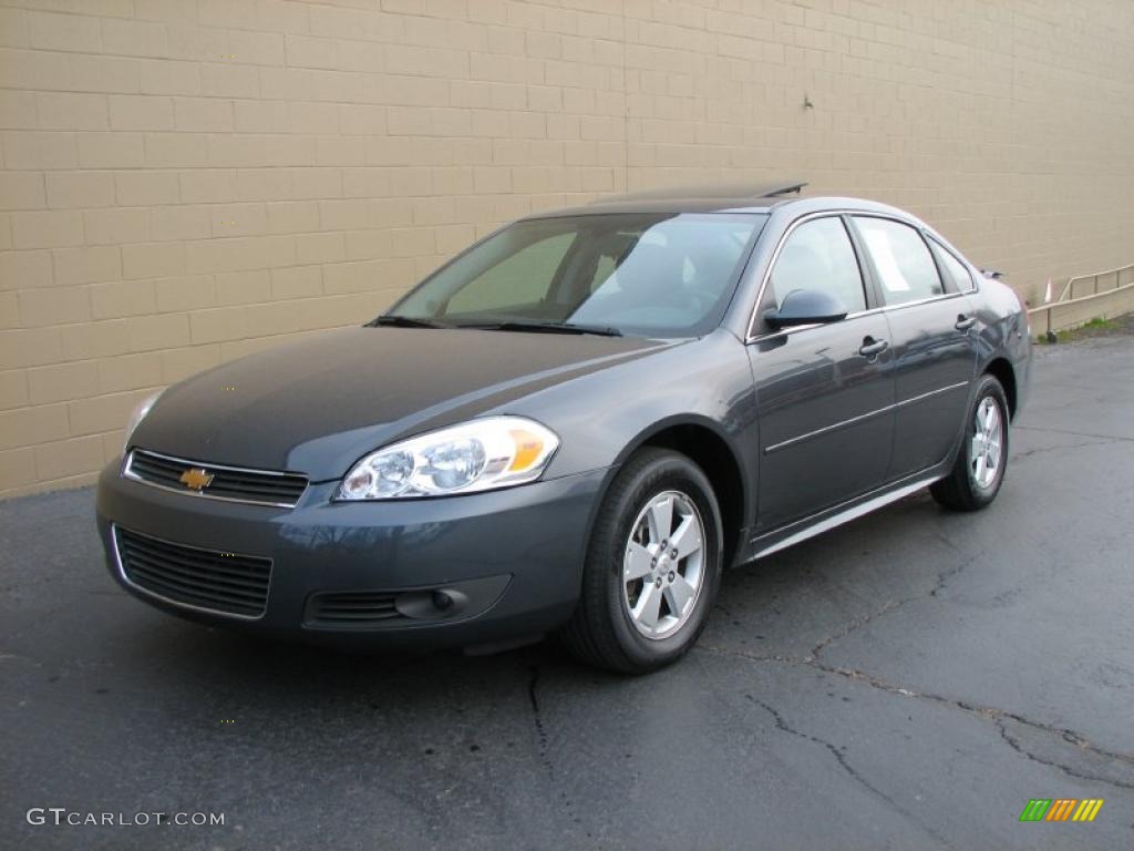 2010 Impala LT - Cyber Gray Metallic / Ebony photo #2