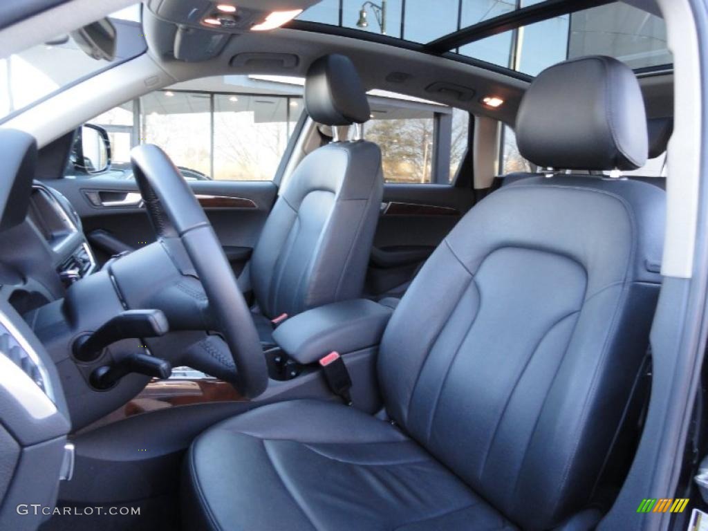 Black Interior 2009 Audi Q5 3.2 Premium quattro Photo #42023642