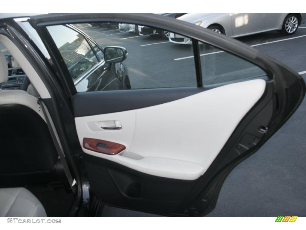 2010 Lexus HS 250h Hybrid Premium Gray Door Panel Photo #42024950