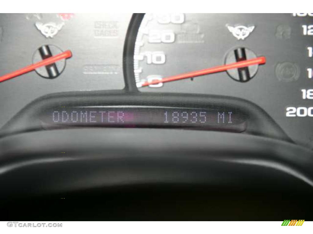 2000 Corvette Convertible - Black / Black photo #9