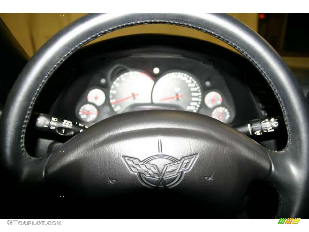 2000 Corvette Convertible - Black / Black photo #10