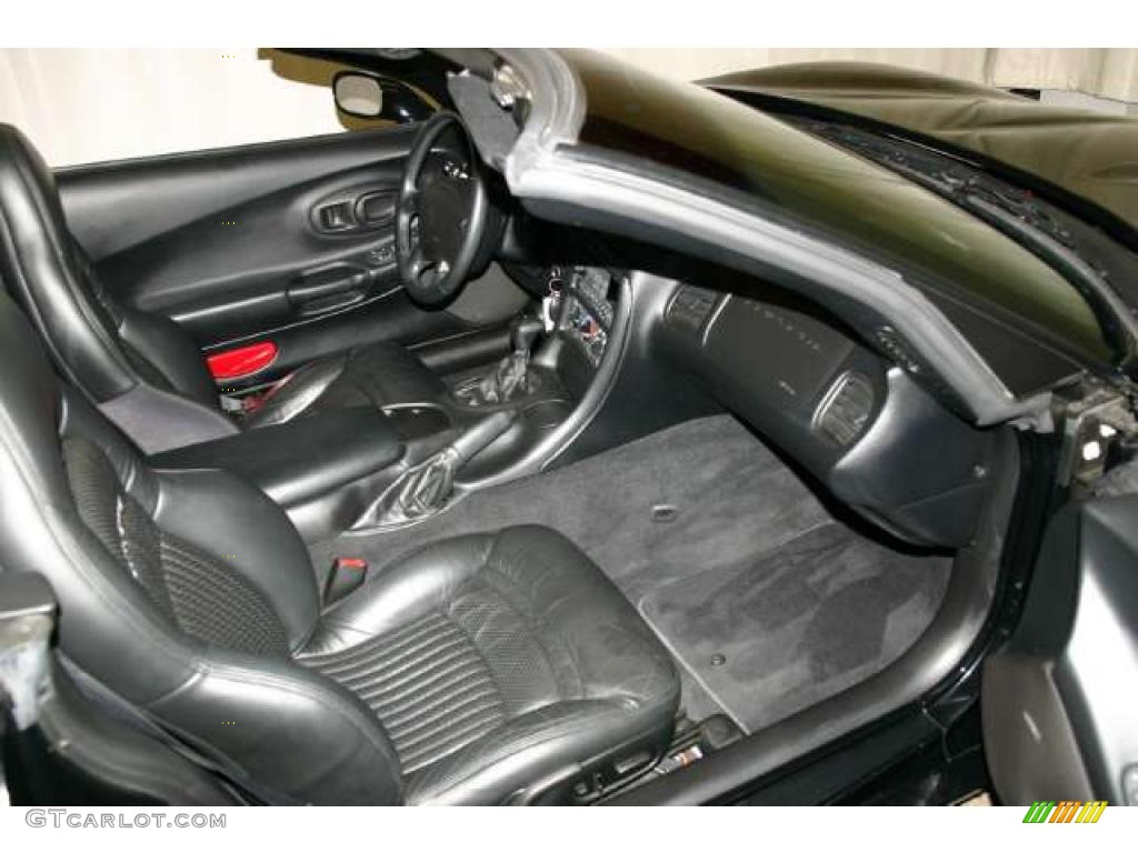 2000 Corvette Convertible - Black / Black photo #16