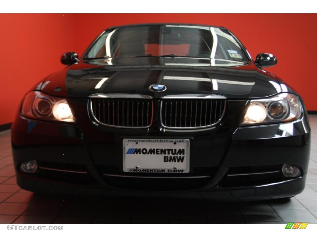 2008 3 Series 335i Sedan - Jet Black / Black photo #5