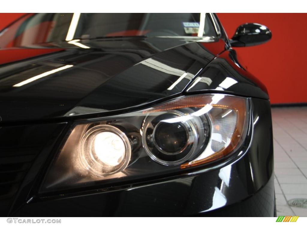 2008 3 Series 335i Sedan - Jet Black / Black photo #6