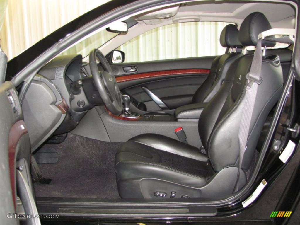 Graphite Interior 2008 Infiniti G 37 Journey Coupe Photo #42032747