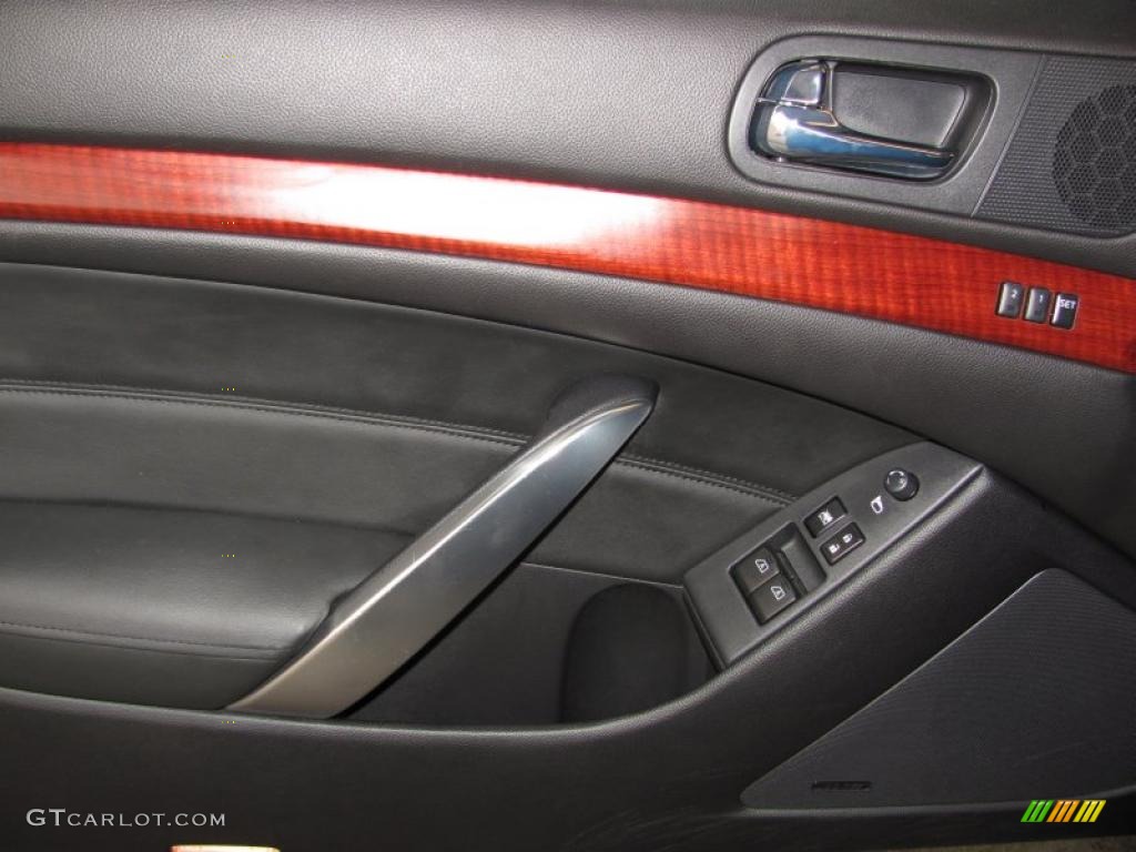 2008 Infiniti G 37 Journey Coupe Graphite Door Panel Photo #42032763