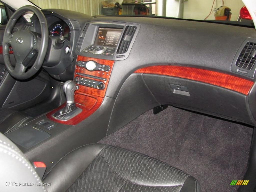 2008 Infiniti G 37 Journey Coupe Graphite Dashboard Photo #42032771