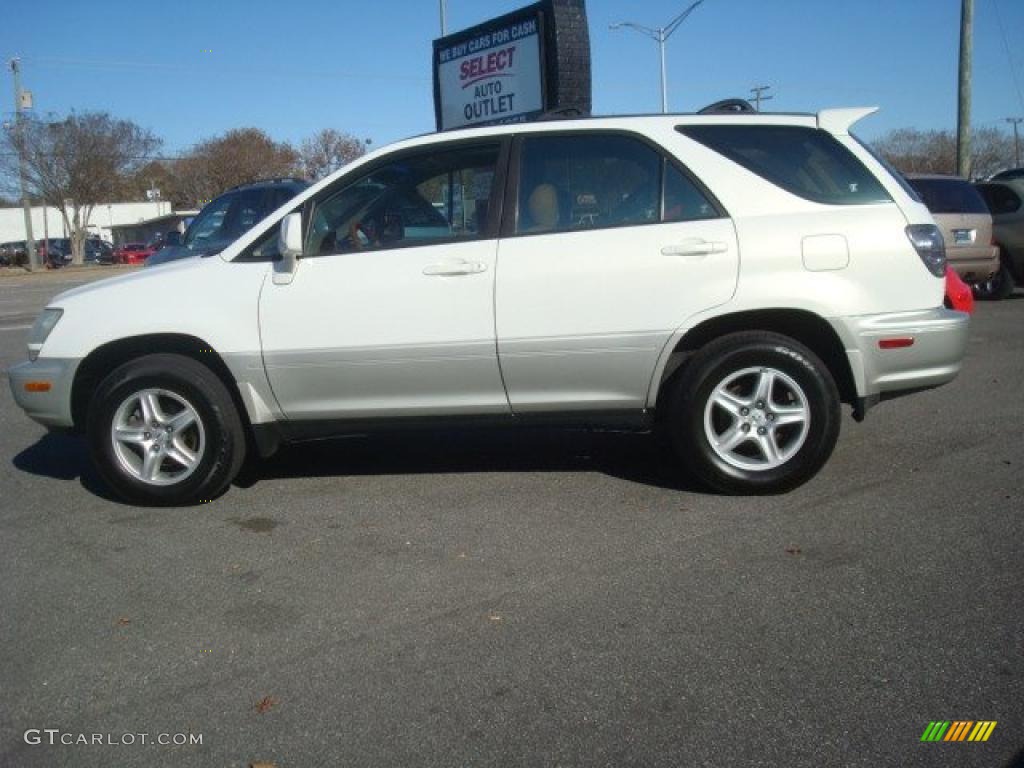 2001 RX 300 AWD - White Gold Crystal / Ivory photo #3