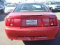 1999 Laser Red Metallic Ford Mustang V6 Coupe  photo #5