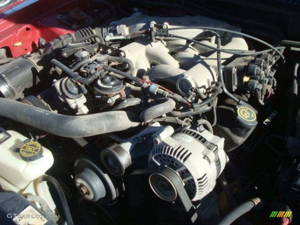1999 Ford Mustang V6 Coupe 3.8 Liter OHV 12-Valve V6 Engine Photo #42039351
