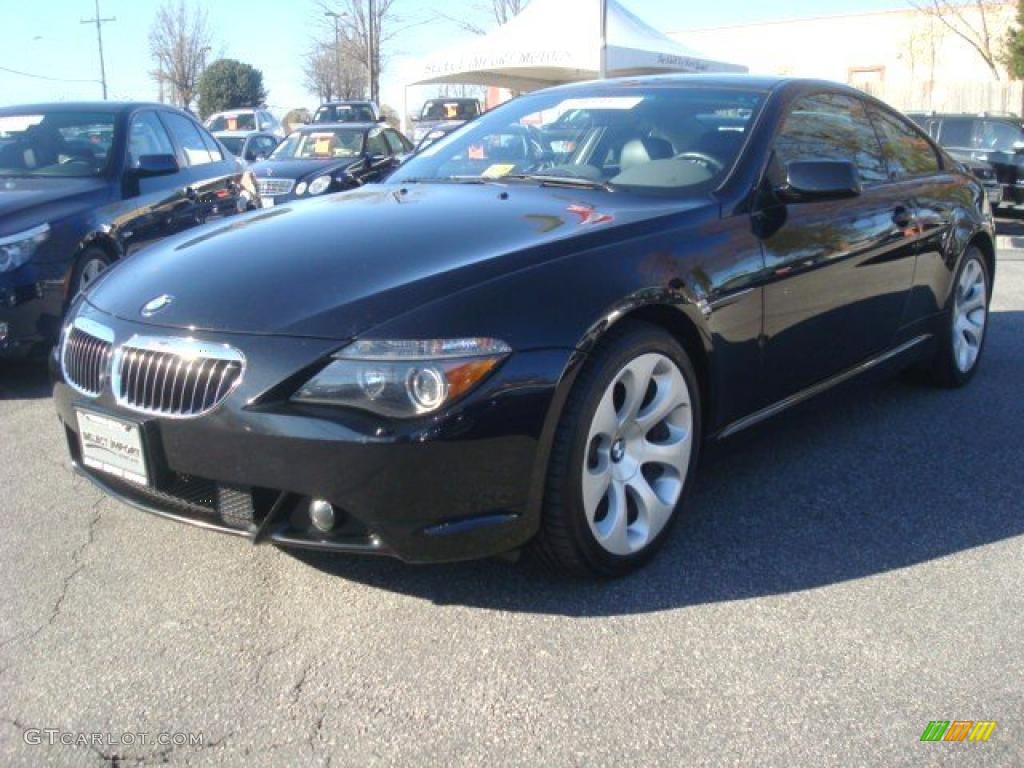 Jet Black 2004 BMW 6 Series 645i Coupe Exterior Photo #42039879