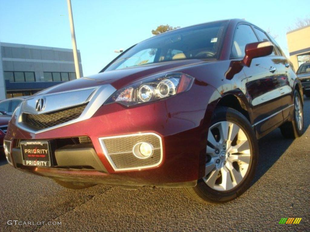 2010 RDX SH-AWD - Basque Red Pearl / Taupe photo #1