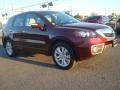 2010 Basque Red Pearl Acura RDX SH-AWD  photo #7