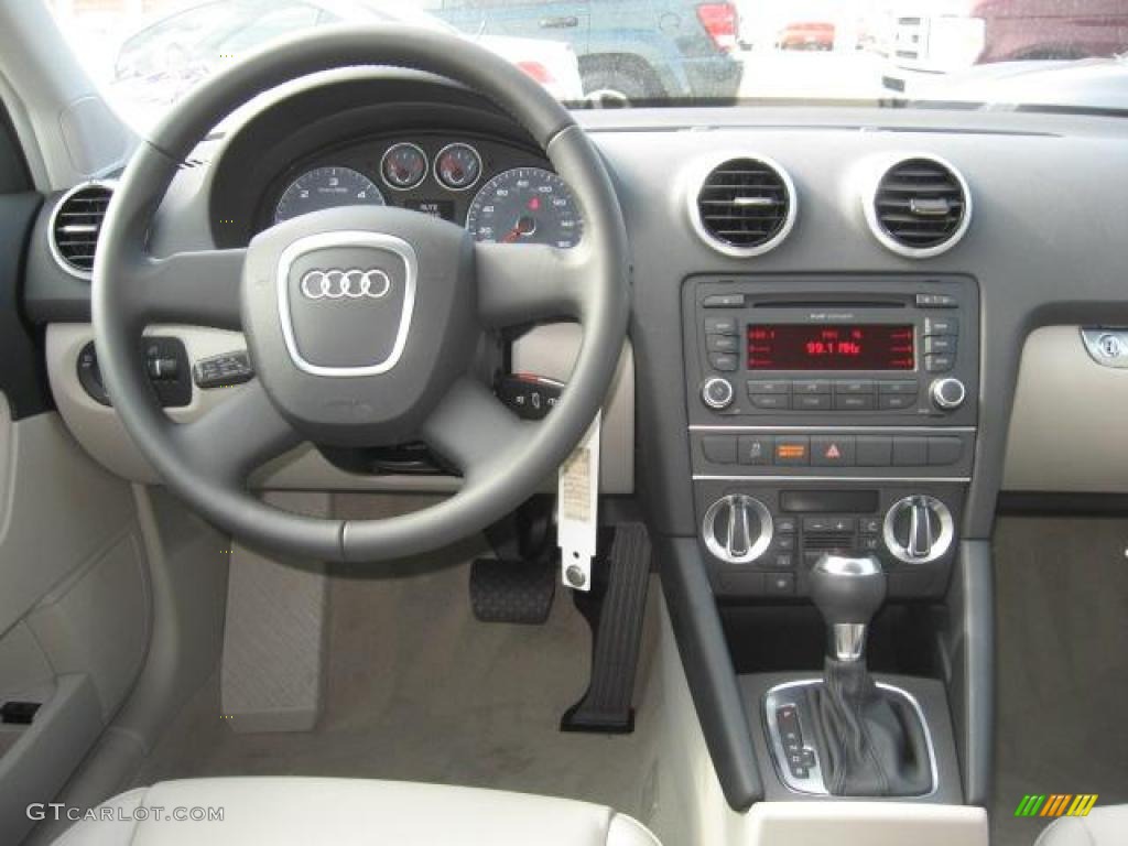 2011 Audi A3 2.0 TDI Light Grey Dashboard Photo #42046700