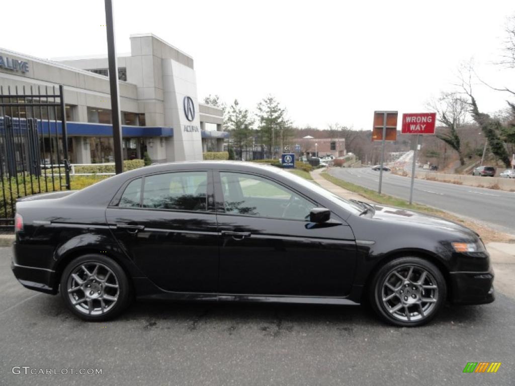2008 TL 3.5 Type-S - Nighthawk Black Pearl / Ebony/Silver photo #3