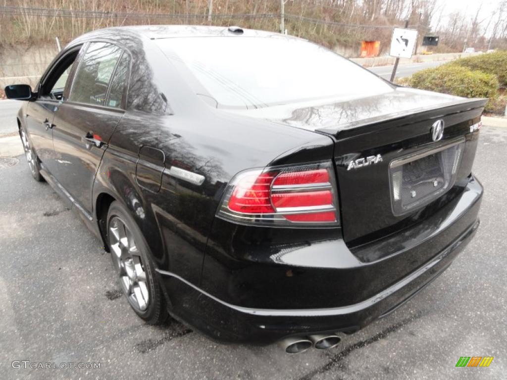 2008 TL 3.5 Type-S - Nighthawk Black Pearl / Ebony/Silver photo #6