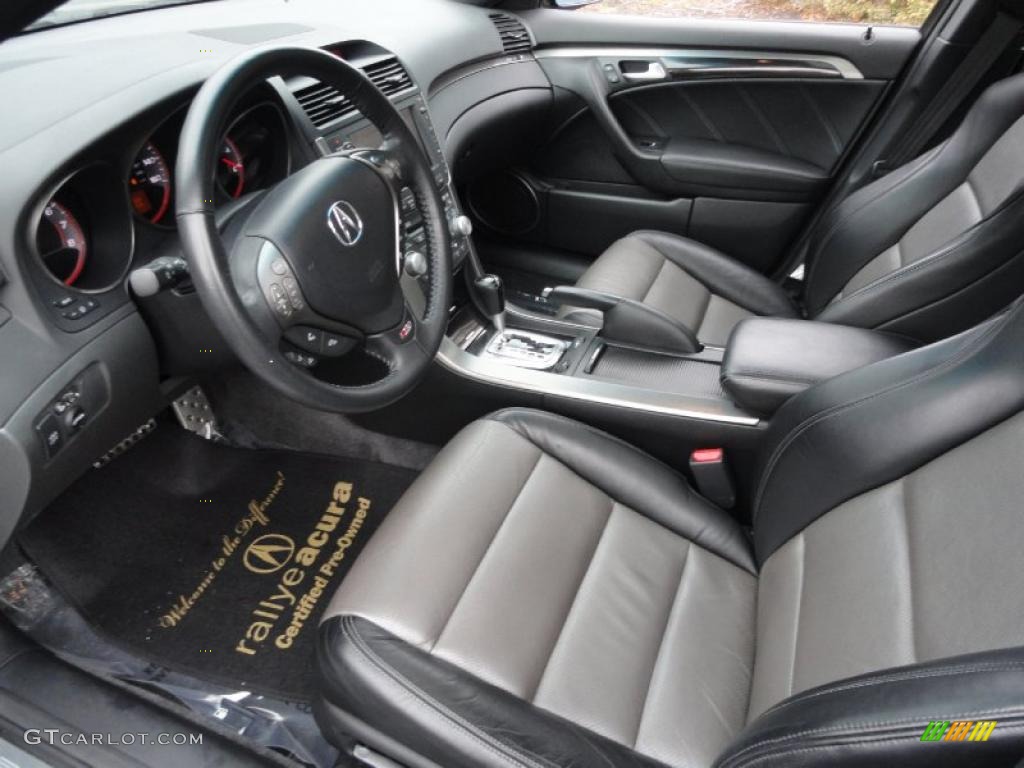 2008 TL 3.5 Type-S - Nighthawk Black Pearl / Ebony/Silver photo #11