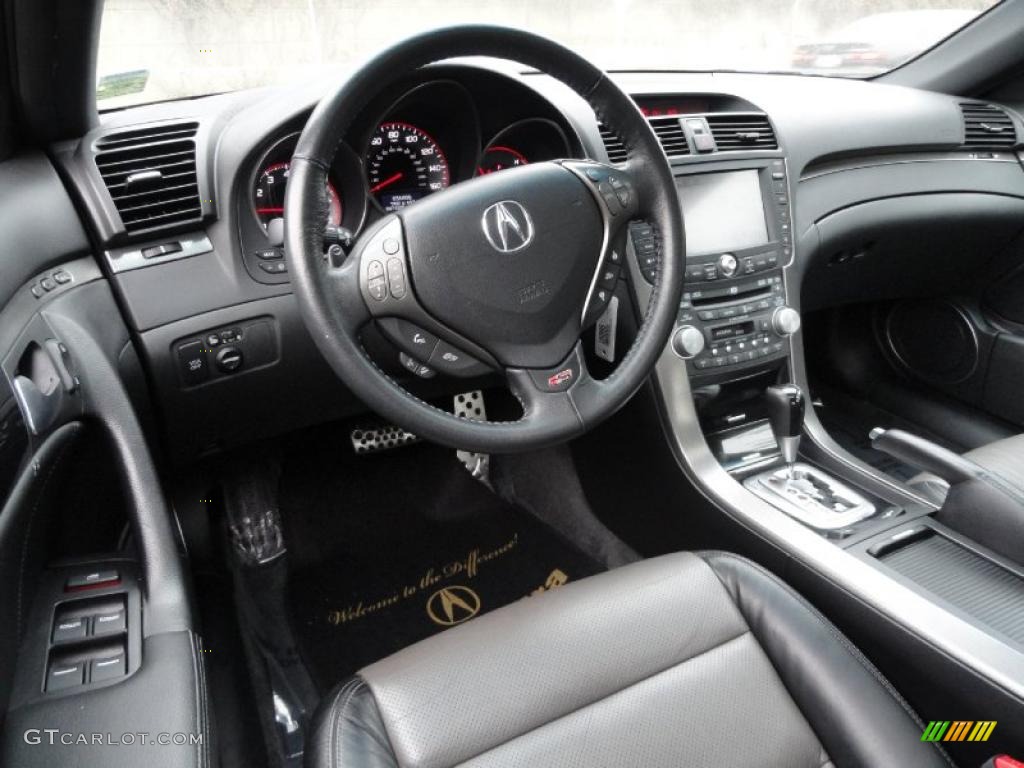 2008 TL 3.5 Type-S - Nighthawk Black Pearl / Ebony/Silver photo #12