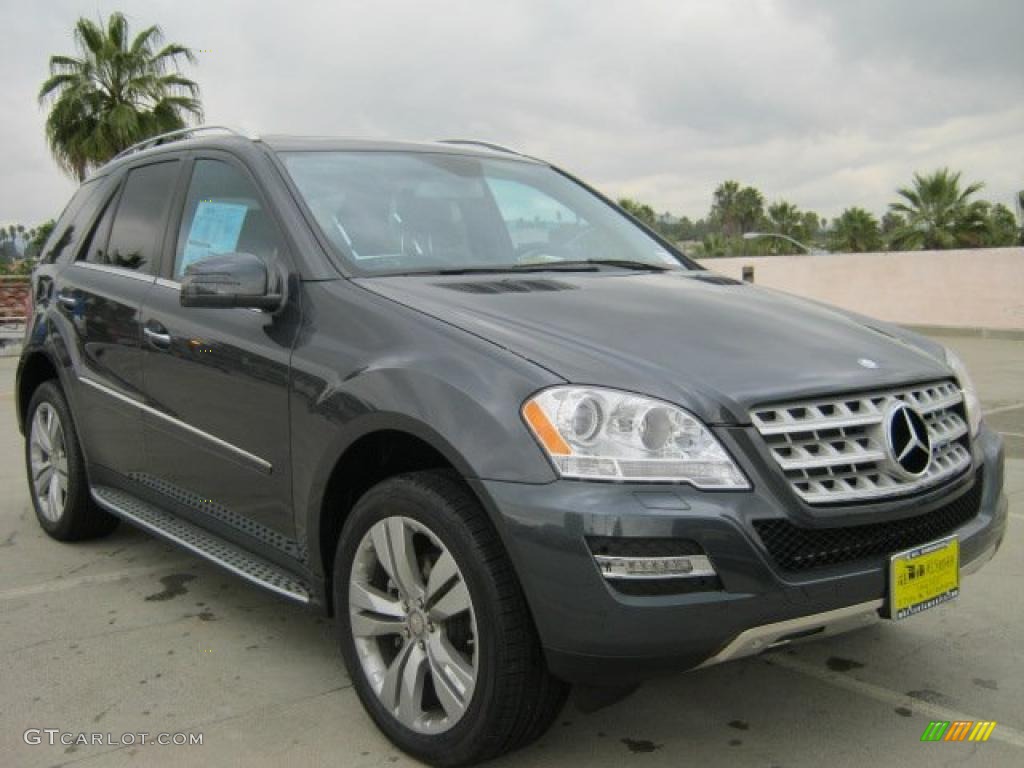 Steel gray mercedes benz