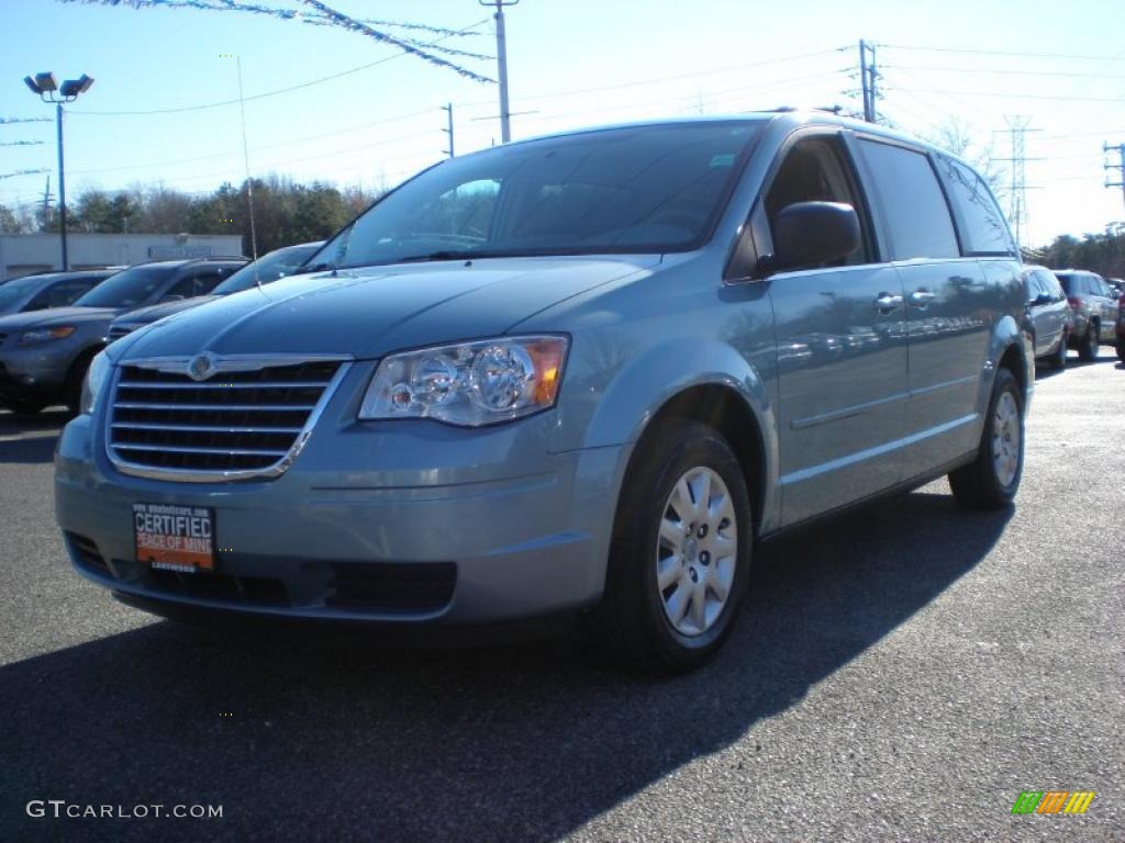 2010 Town & Country LX - Clearwater Blue Pearl / Medium Slate Gray/Light Shale photo #1