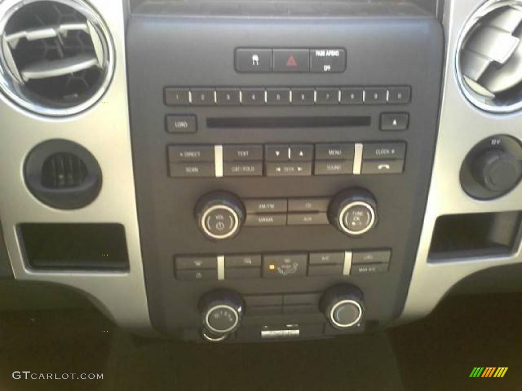 2010 F150 XLT SuperCab - Dark Blue Pearl Metallic / Tan photo #8