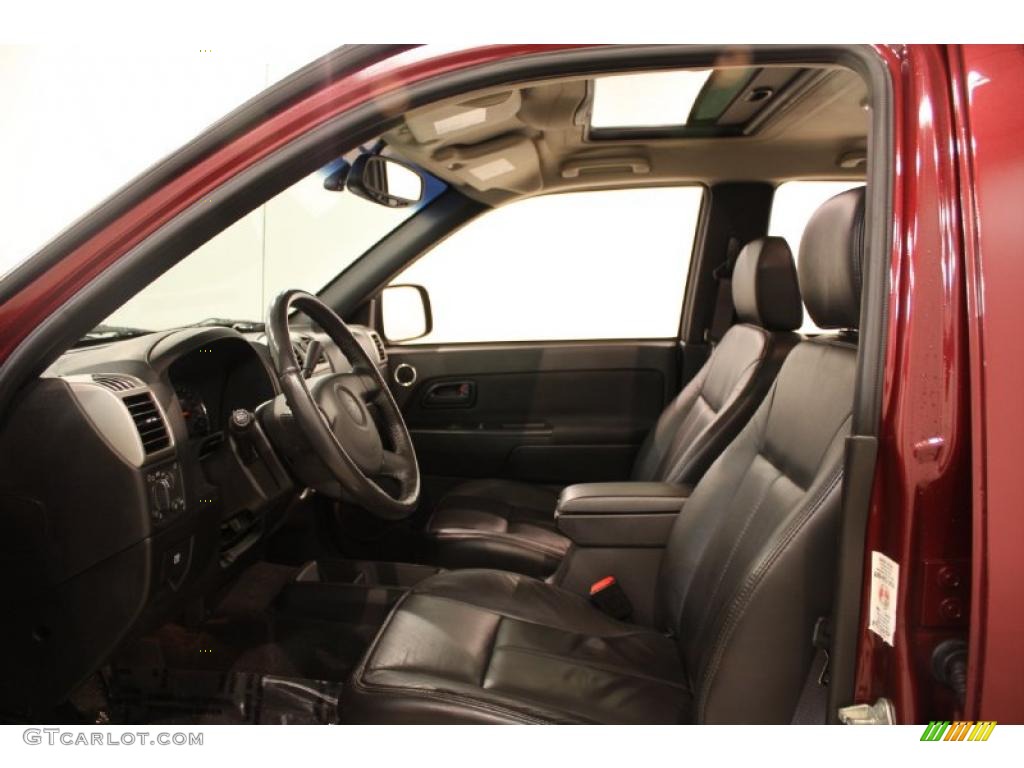 2007 Colorado LT Crew Cab 4x4 - Deep Ruby Red Metallic / Very Dark Pewter photo #6