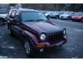 2002 Dark Garnet Red Pearlcoat Jeep Liberty Limited 4x4  photo #13