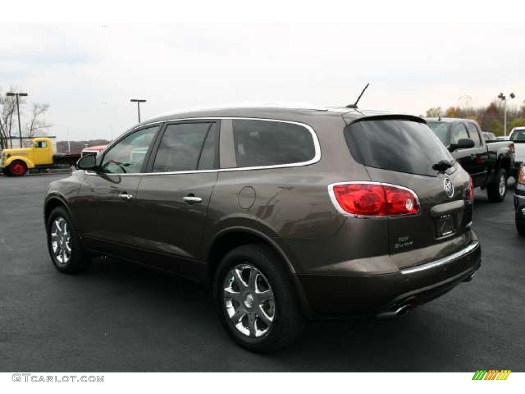 2009 Enclave CXL AWD - Cocoa Metallic / Cocoa/Cashmere photo #4