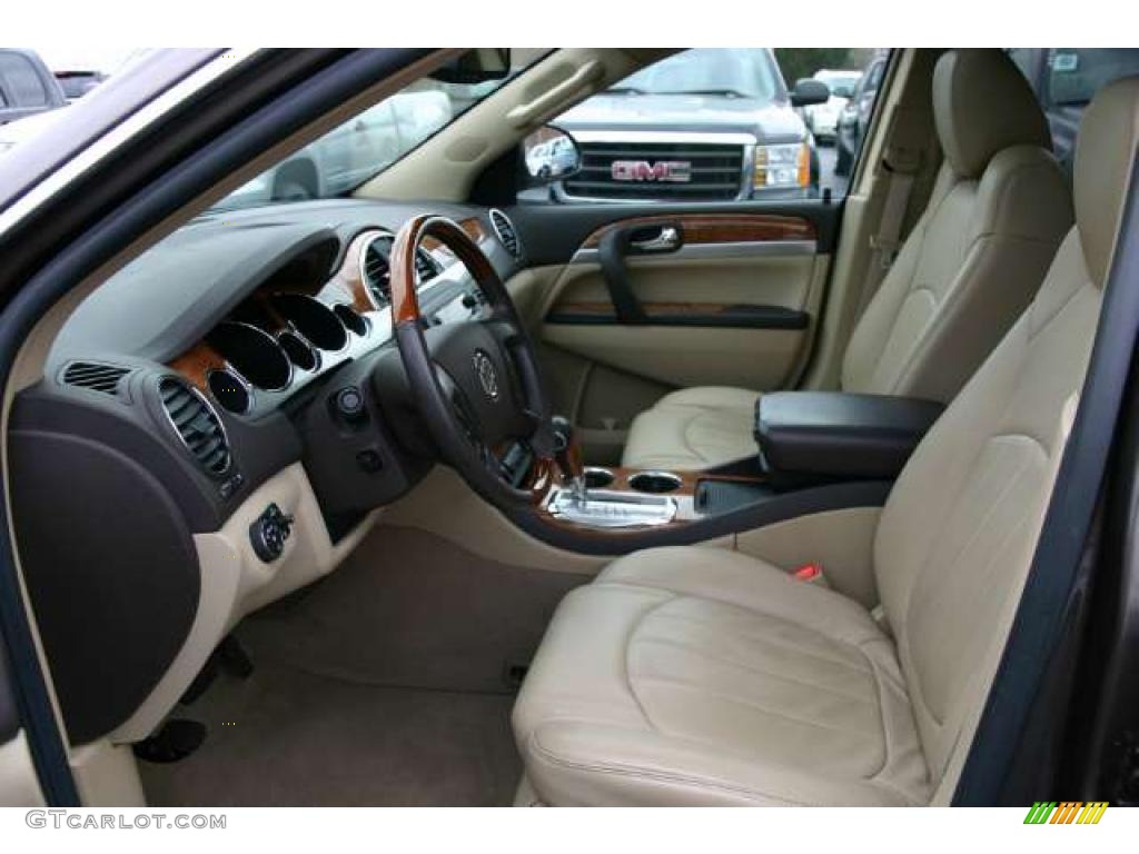 2009 Enclave CXL AWD - Cocoa Metallic / Cocoa/Cashmere photo #7