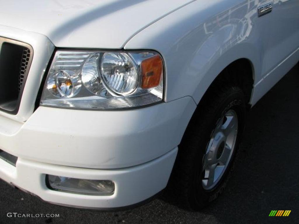 2004 F150 STX Regular Cab - Oxford White / Dark Flint photo #4