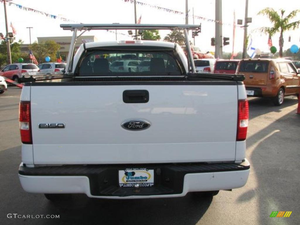 2004 F150 STX Regular Cab - Oxford White / Dark Flint photo #10