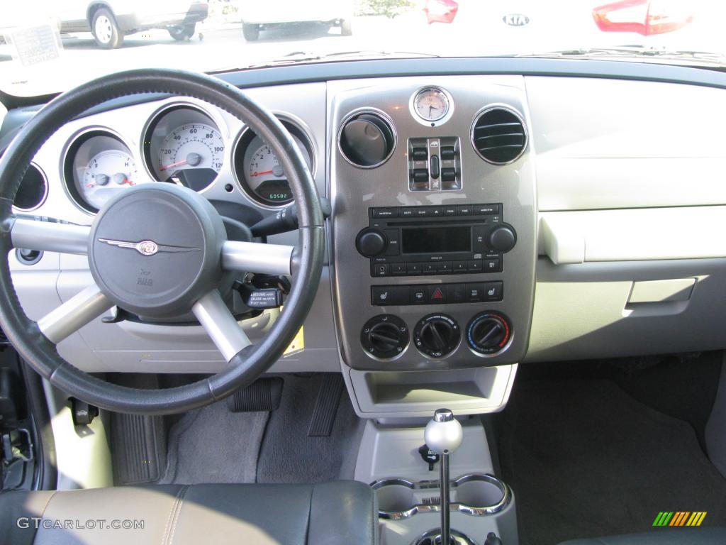 2008 Chrysler PT Cruiser Limited Turbo Pastel Slate Gray Dashboard Photo #42061543
